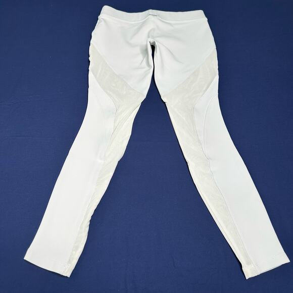 Koral Women's Size M 7/8 Cropped Mesh Leggings White - Picture 5 of 7